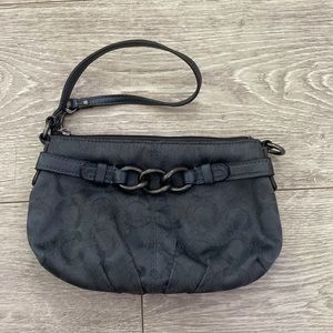 Coach Wristlet grey